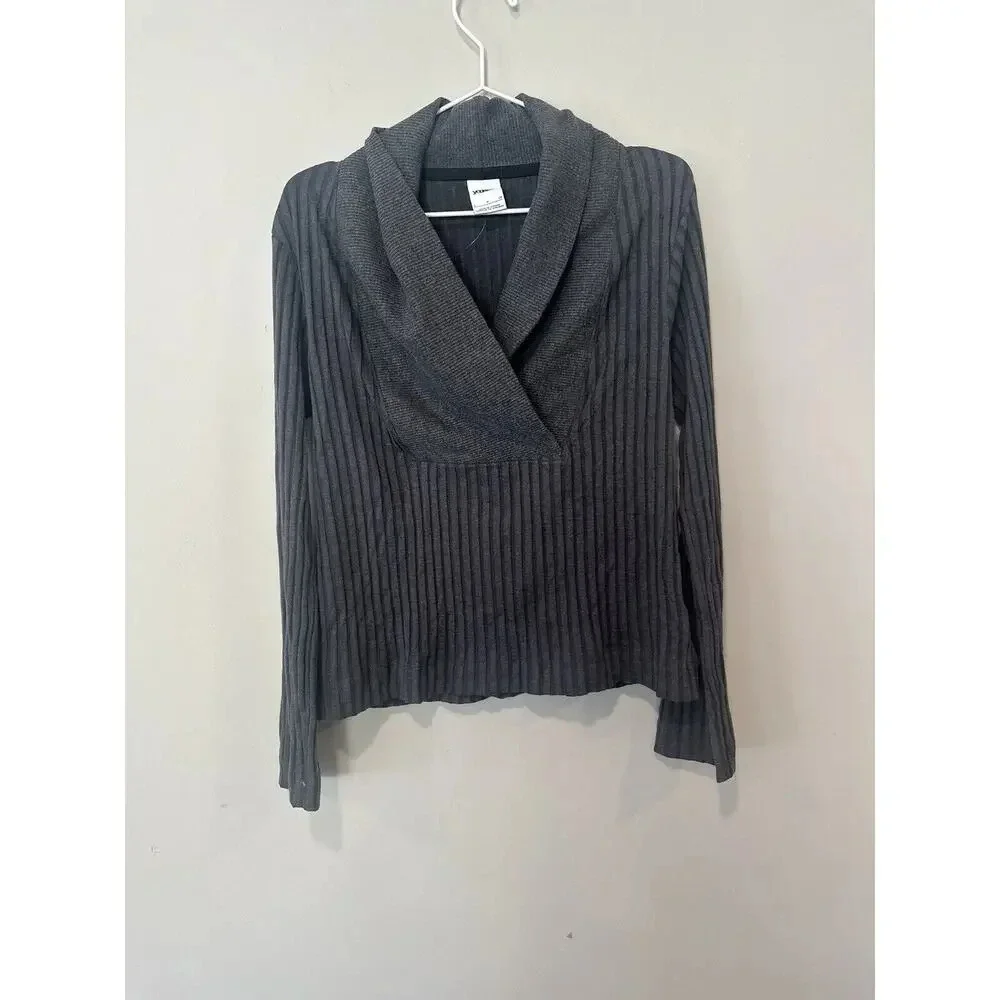 Nike Yoga Luxe Ribbed Cover-Up Sweater DD5828-010 Women’s Size Small NWT 1480